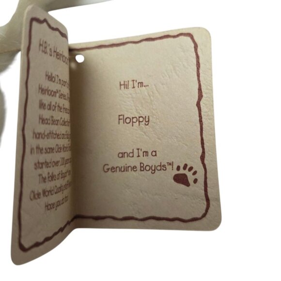 Boyds Bears Hershey Mini Floppy Bunny Head Bean Collection Plush Ornament 4" - Picture 3 of 9